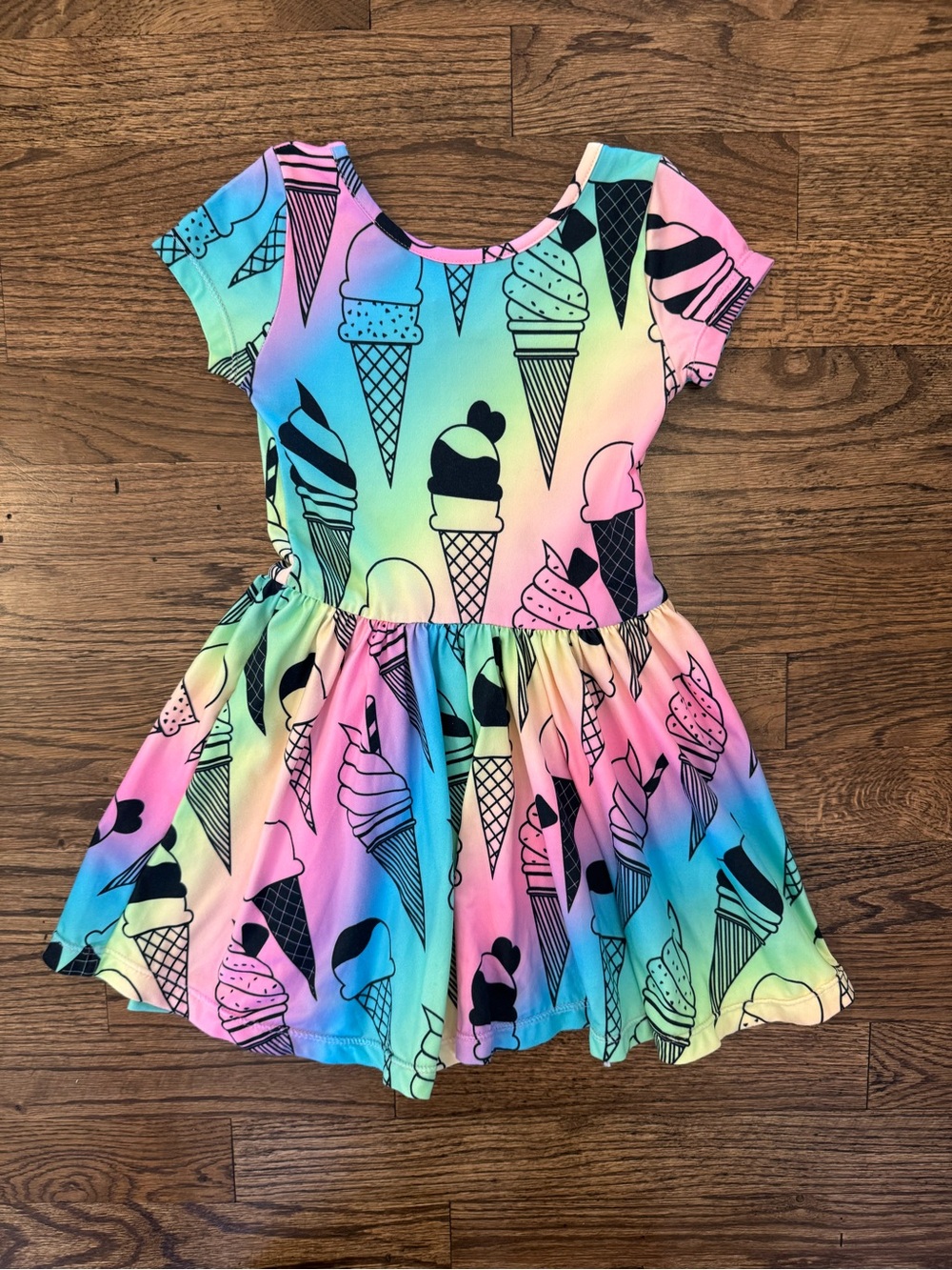 Pixielane Simply Soft Short Sleeve Skater Dress